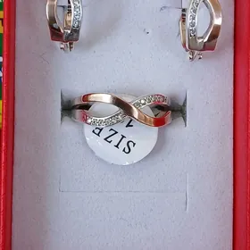 Orsun 8K gyzyl kumus komplekti