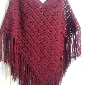 Пончо - Накидка.  Женская.