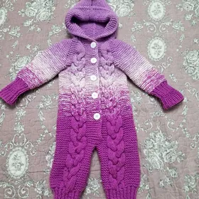 вязаный комбинезон