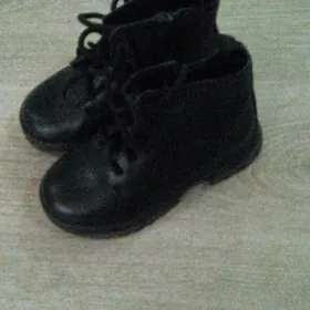 Ботинки кожаные ZARA