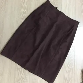 замшевая кожа юбка