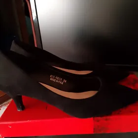 туфли замшевые