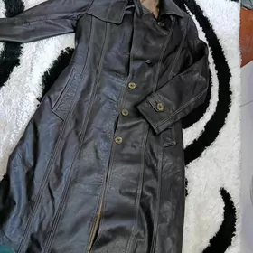 плащ кожа