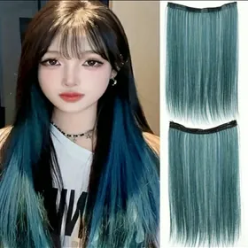 Волосы на заколках