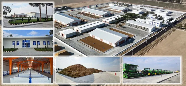 Сердар Бердымухамедов ознакомился с работой нового животноводческого комплекса