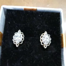 серьги серебро