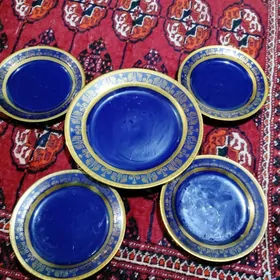 Тарелки 24 карат