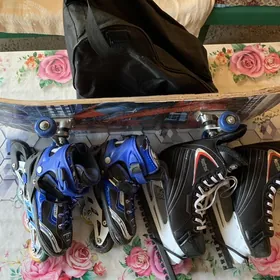 коньки ролики скейт