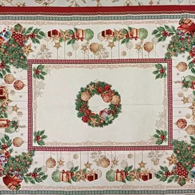 скатерть гобеленовая новогодня