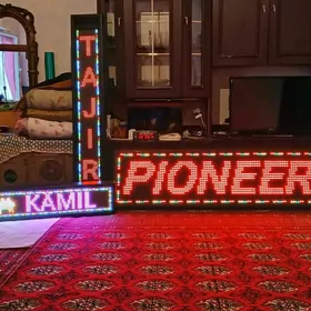 бегущая строка led