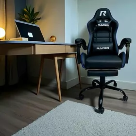 Racer Mustang ergonomik oýun kreslosy 90 kg çenli