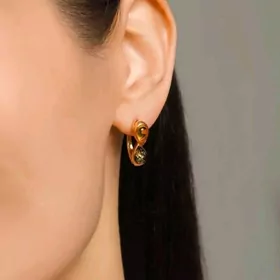 серебро-позолото Янтарь