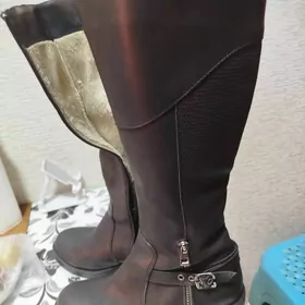 Сапоги кожаные новые