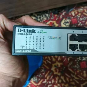 D-Link свитч 24 порта гигабид