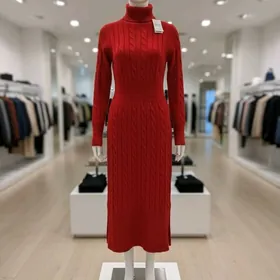 Платье и юбка с паетками