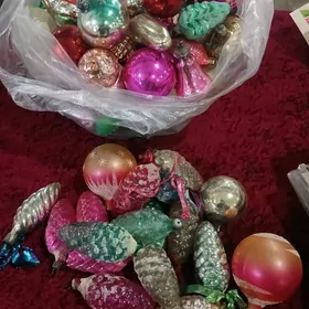 елочные игрушки СССР
