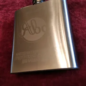 Фляжка с портсигаром