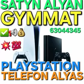 Playstation 4-5 satyn alýan