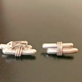 Серебряные серьги-клипсы