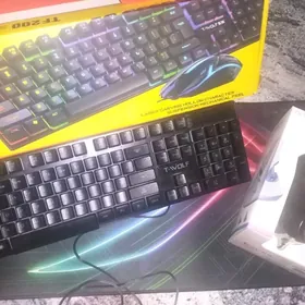 Мышка  делюкс м618,клавиатура