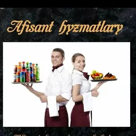 ofisiant we menyu hyzmaty