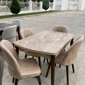 Stol stul 4 adamlyk.Стол стул