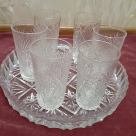 Стаканы. и  поднос