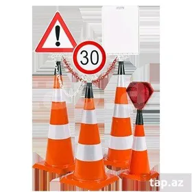 Yol konuslar we delinatorlar