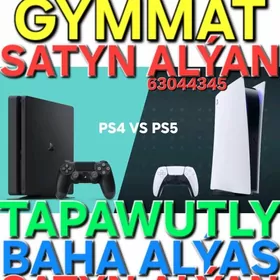 Playstation 4-5 satyn alýan