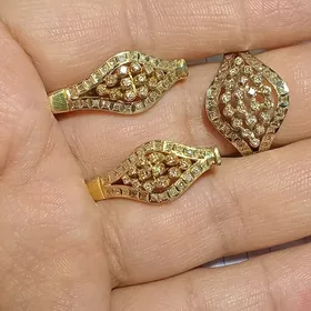 gyzyl brilliant komplekt