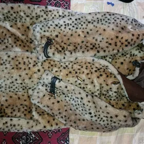 шуба  длинная