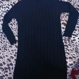 вязанное платье