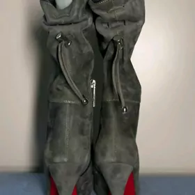 сапожки замшевые