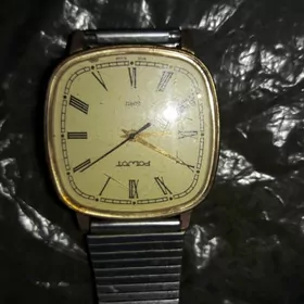 часы позолоченные полёт