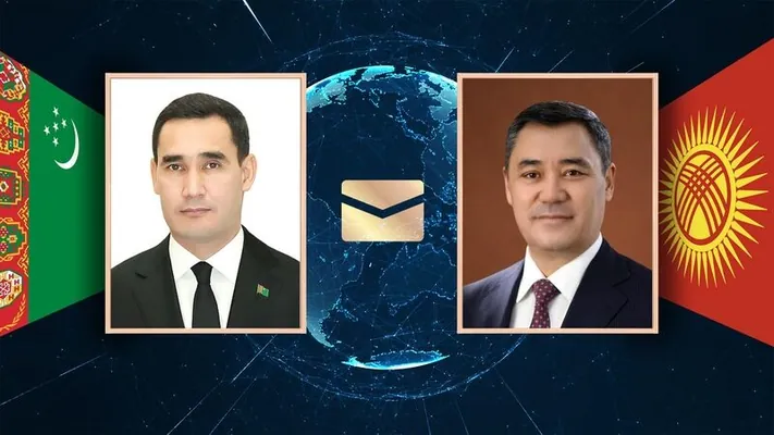 Serdar Berdimuhamedow Sadyr Žaparowy doglan güni bilen gutlady