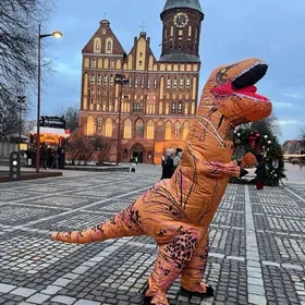 Надувной Динозавр Карнавальный