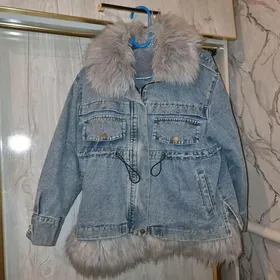 Джинсовка,платье,пальто.