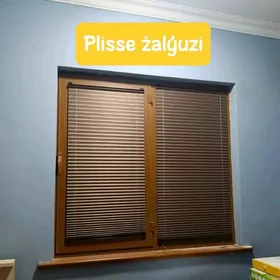 Plisse žalýuz jalýuz zalyuz