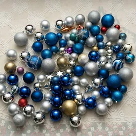 Ёлочные игрушки 110 штук