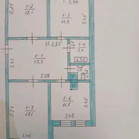 Mir6 3kom 3 etaj Kwadrat prih