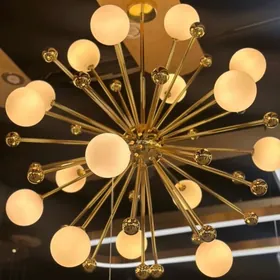 Güneş görnüşinde Led lýustra