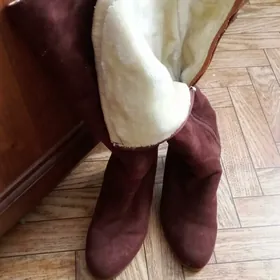 сапожки замшевые