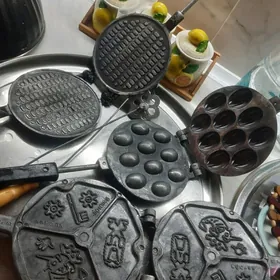 вафельница орешки, печенье