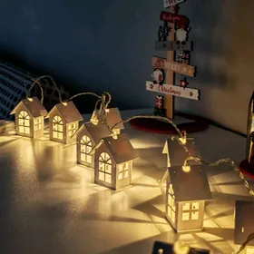 Гирлянды домики