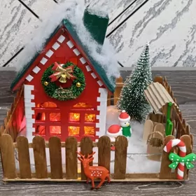 новогодний домик