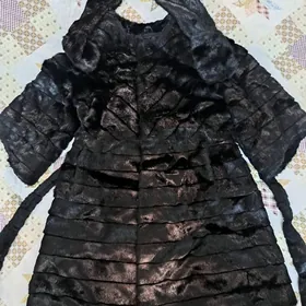 шубка черная