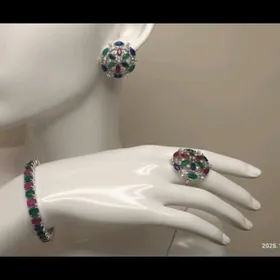 серебро комплект -kumuş