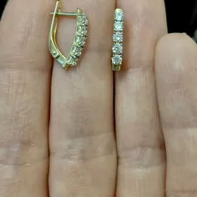 Золотые серёжки