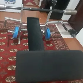 тренажёрный стул с штангой