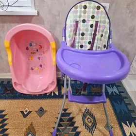 стульчик и ванночка